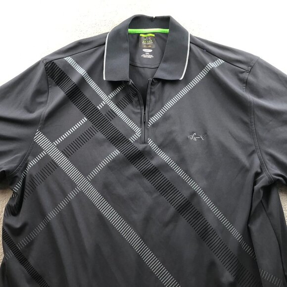 Shark Greg Norman For Tasso Elba Mens Play Dry Athletic Top Size XXL Gray Polos - Picture 6 of 11